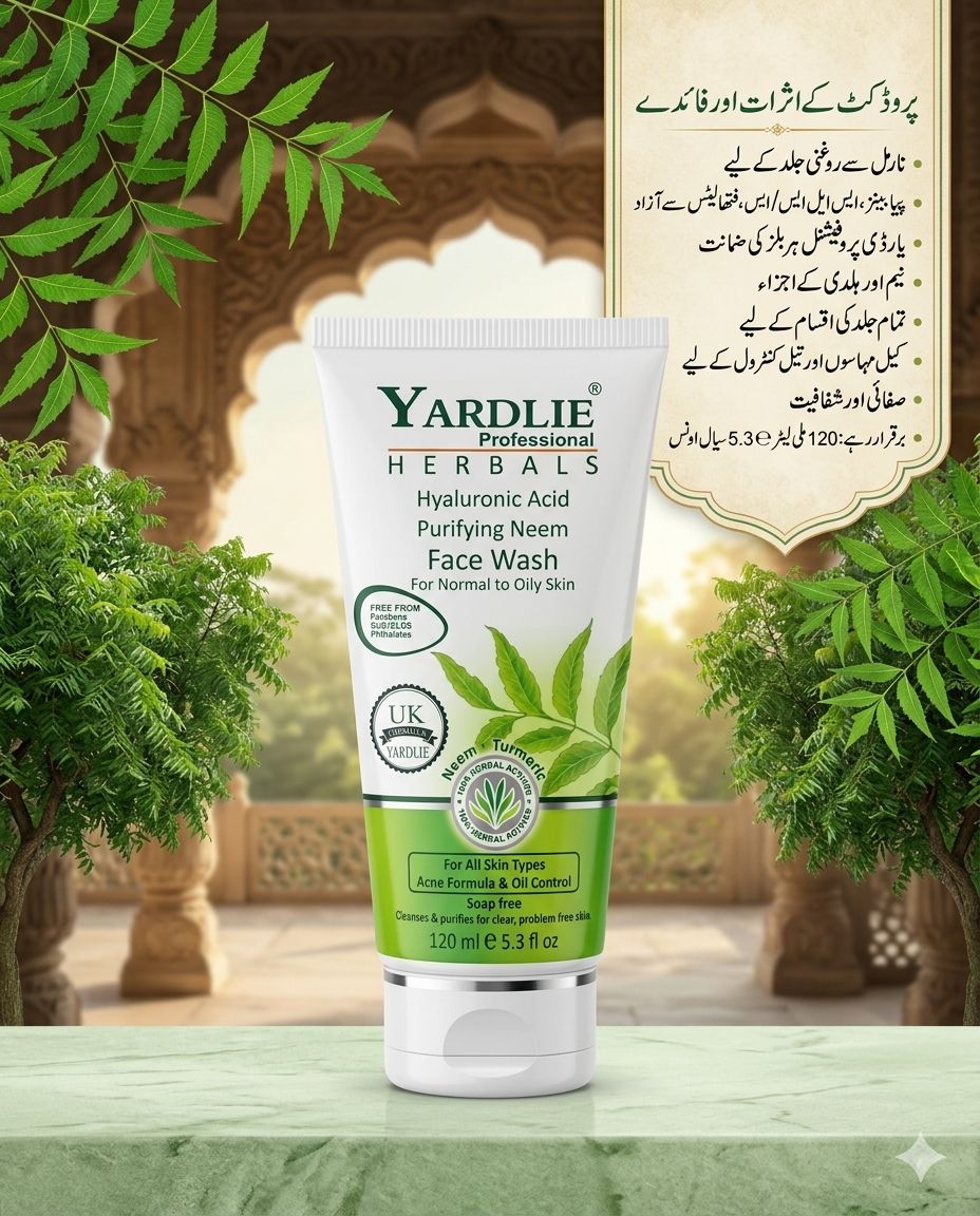 Yardlie Hyaluronic Acid Purifying Neem Face Wash