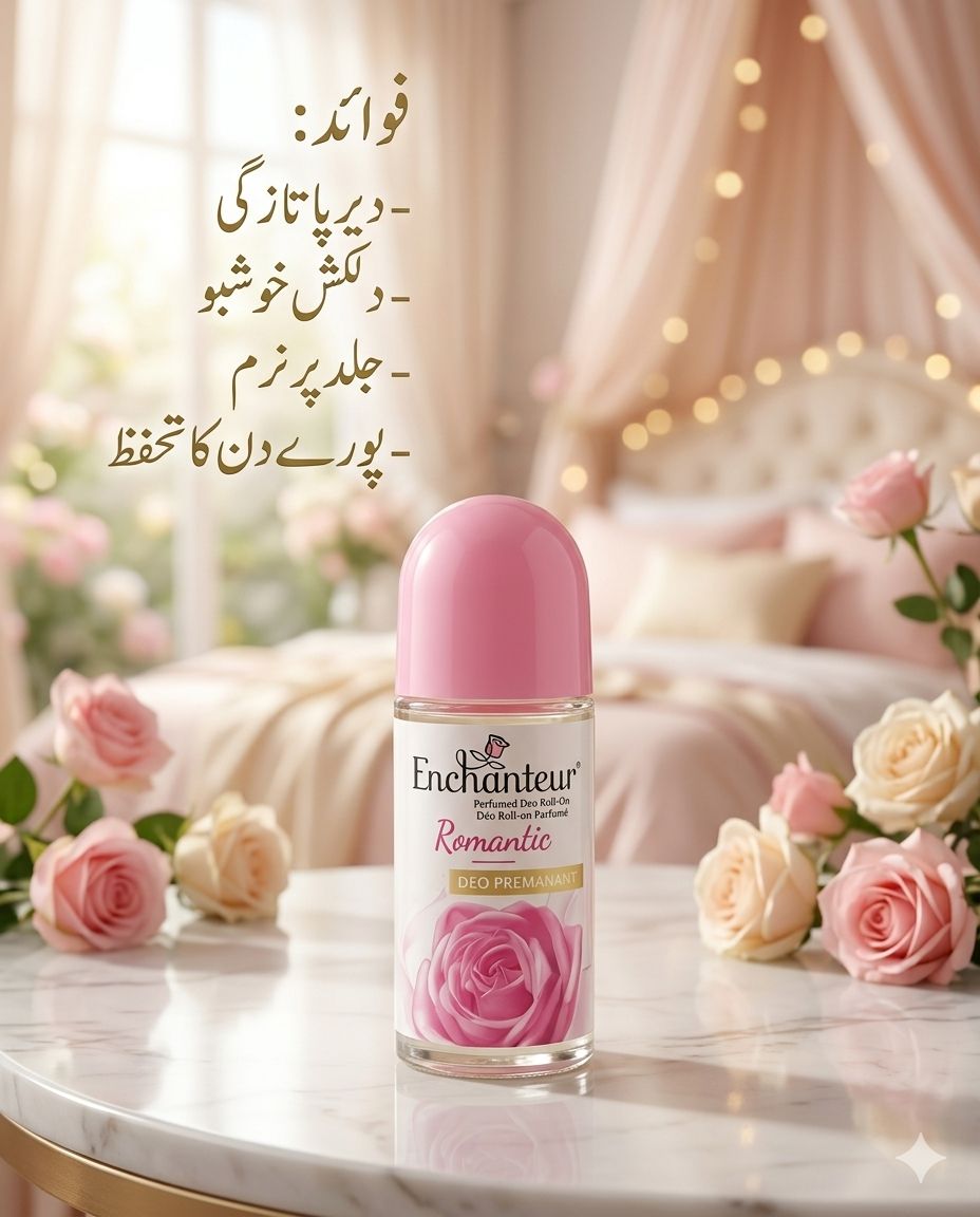 Enchanteur Perfumed Deo  Roll-On (Romantic)