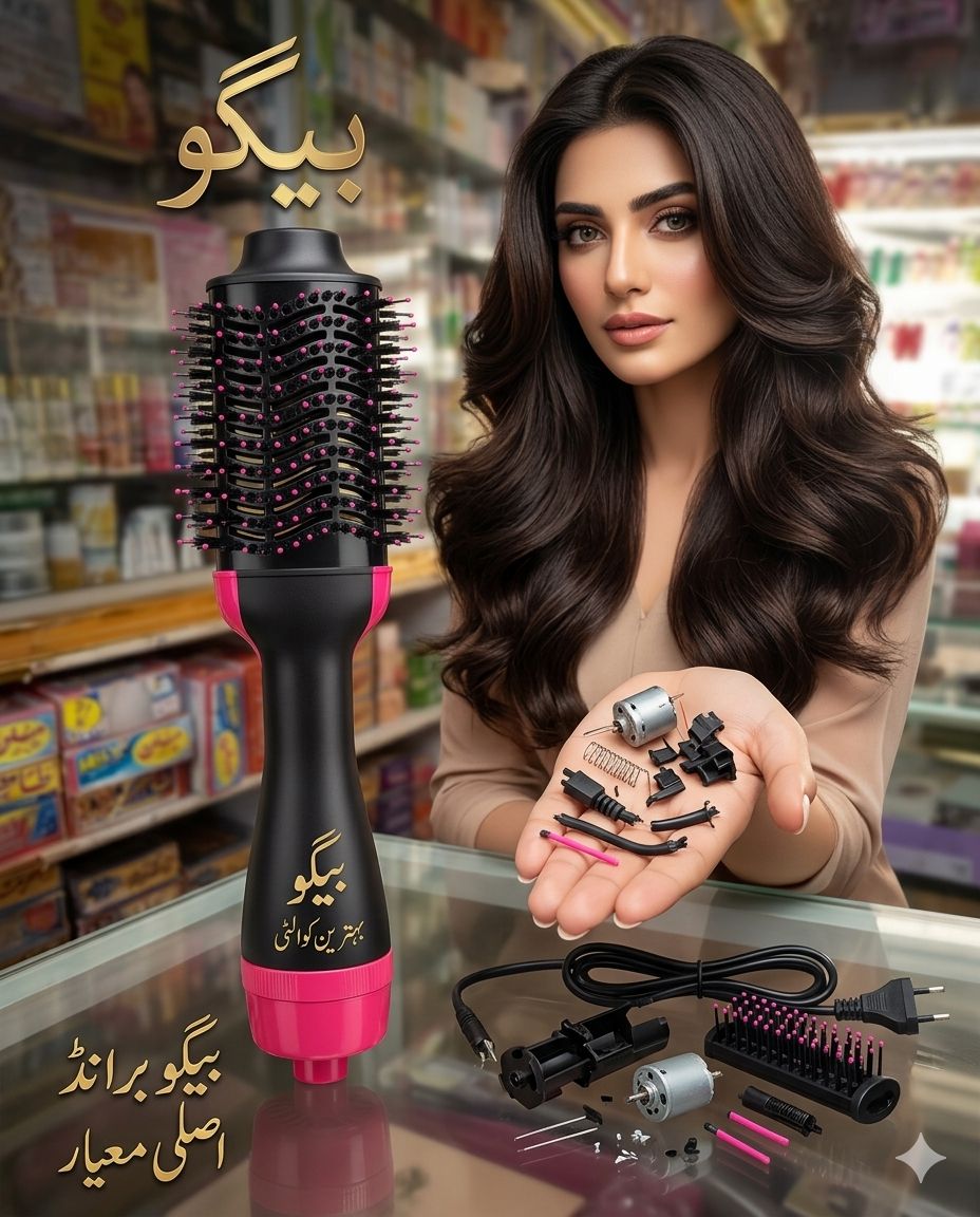Bigo 3-in-1 One Step Hair Dryer & Volumizer Brush