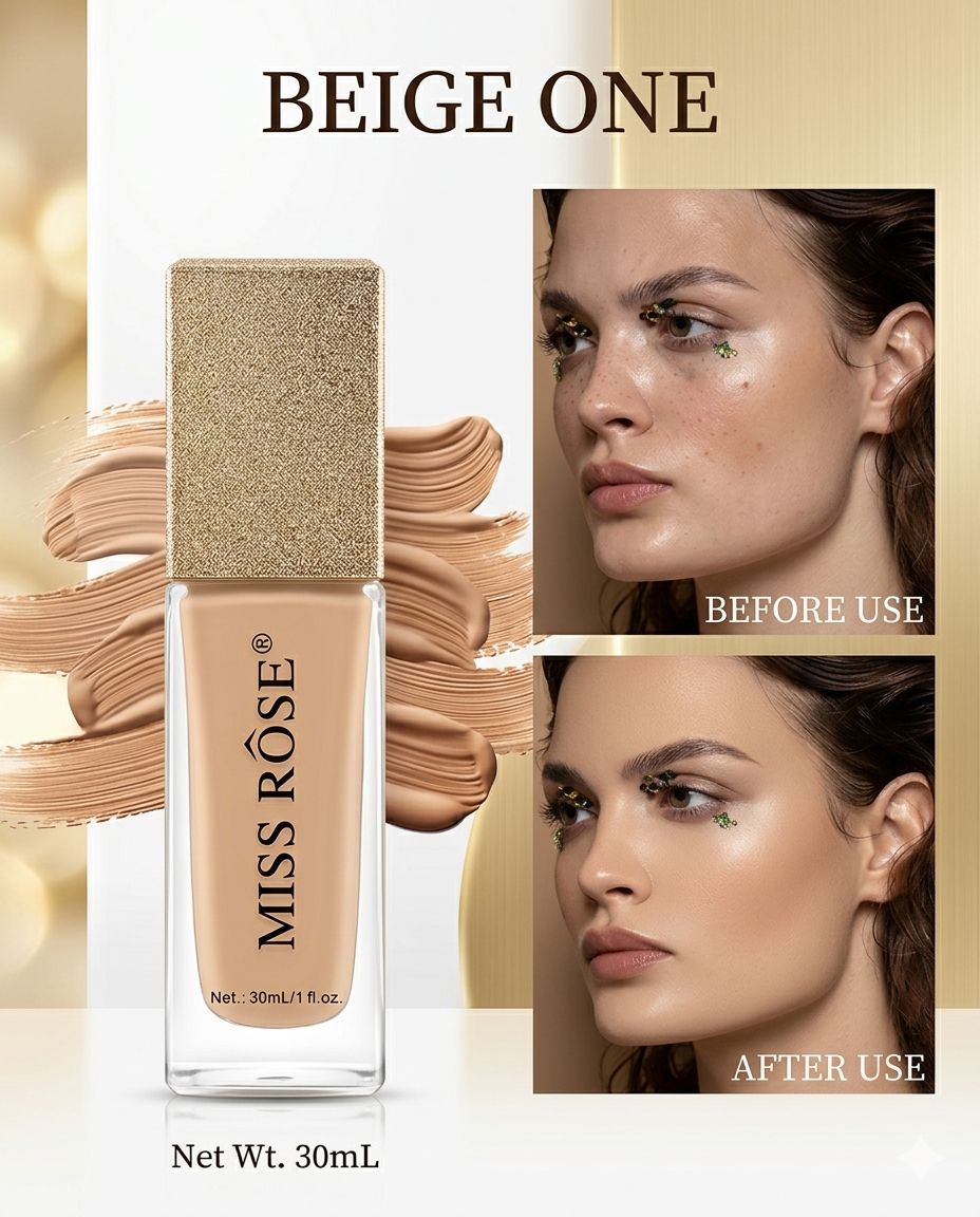 Gilded Cuboid Silky Foundation  Beige One