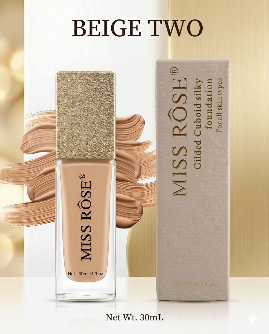 Gilded Cuboid Silky Foundation  Beige Two
