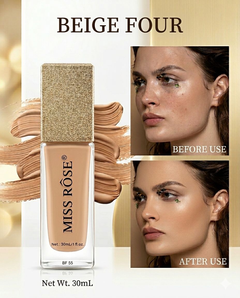 Gilded Cuboid Silky Foundation  Beige Four