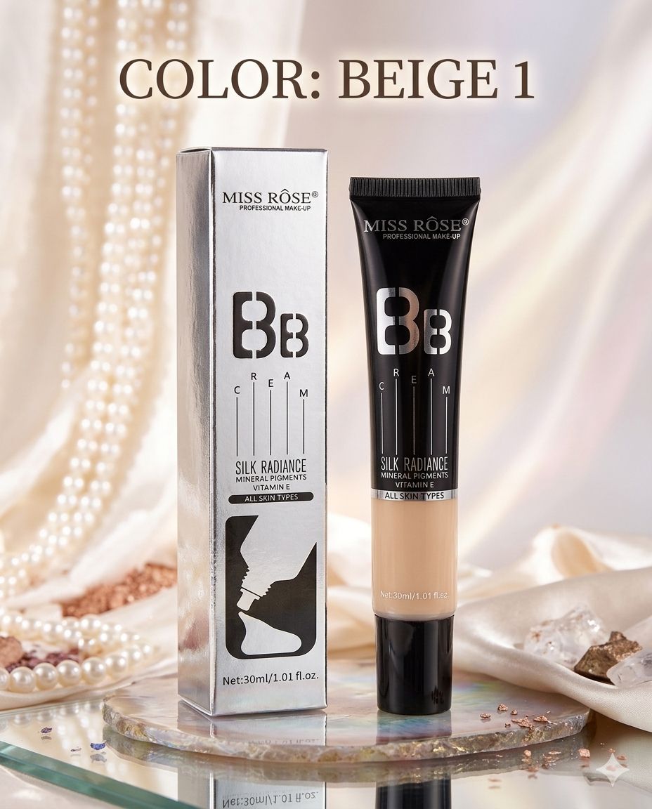 Miss Rose Silk Radiance  BB Cream  Color/Shade: Beige 1