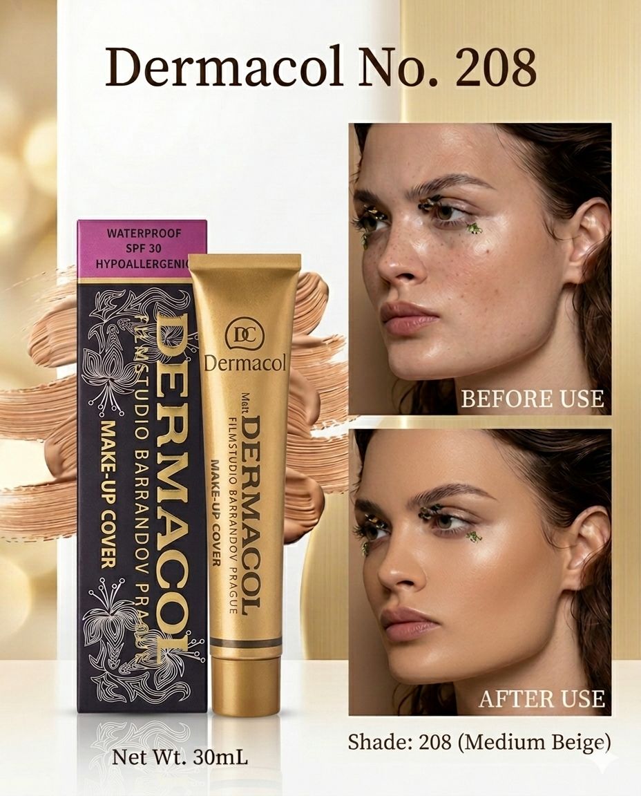 Dermacol Make-up Cover  (Shade: 208