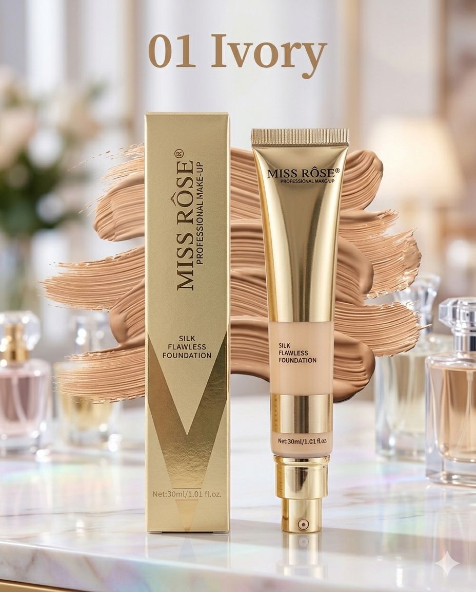 Miss Rôse Silk Flawless  Foundation (Shade:01