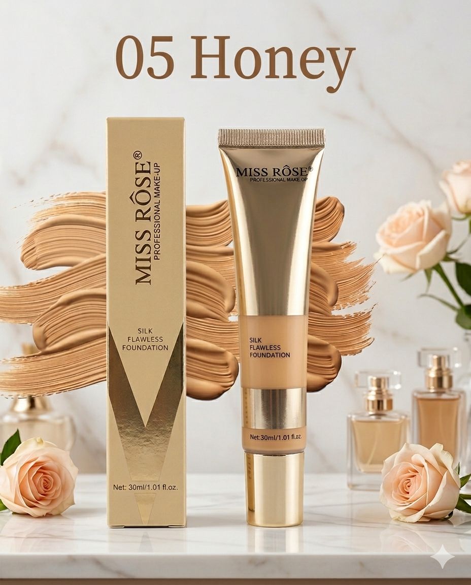 Miss Rôse Silk Flawless  Foundation (Shade: 05