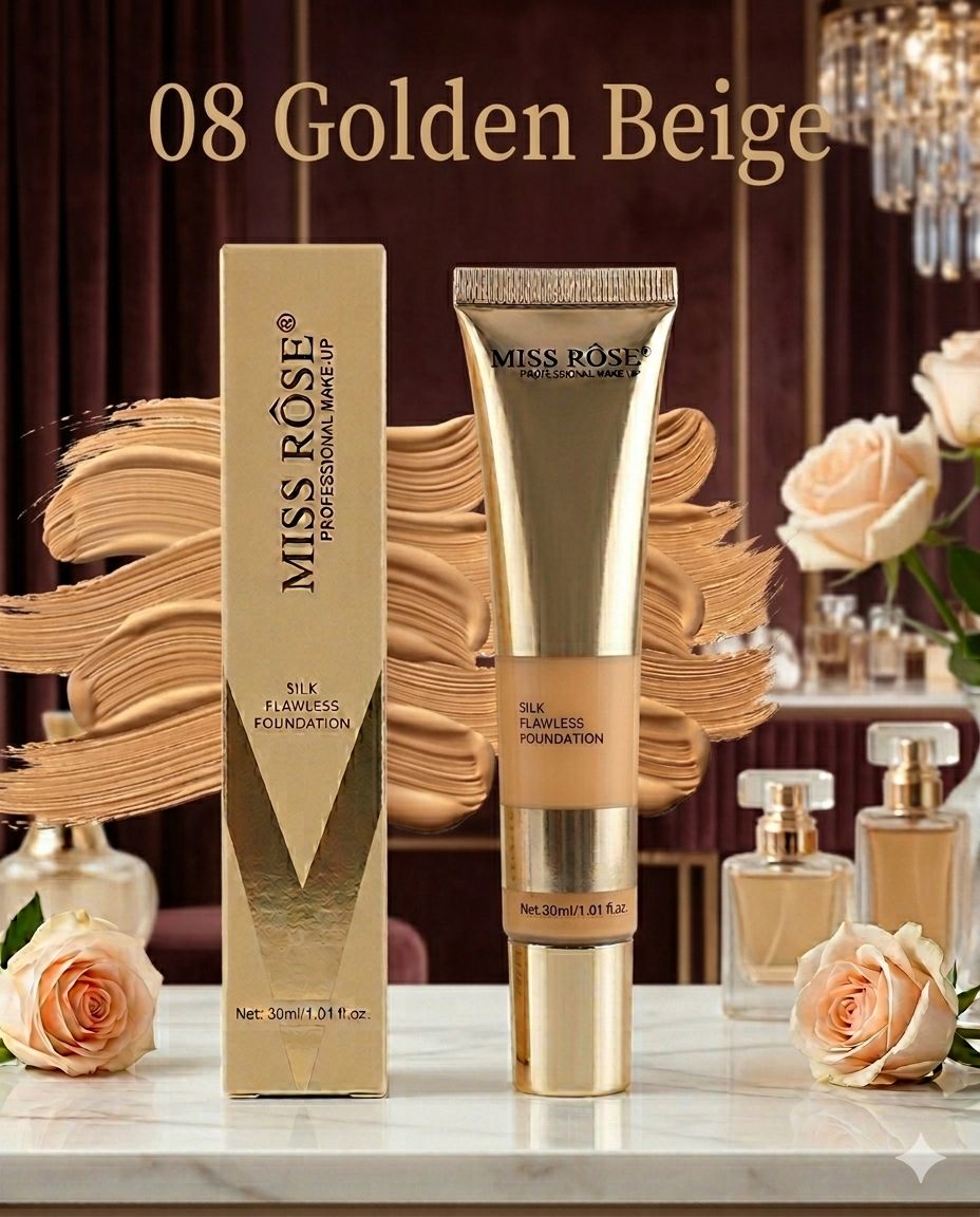 Miss Rôse Silk Flawless  Foundation (Shade:08