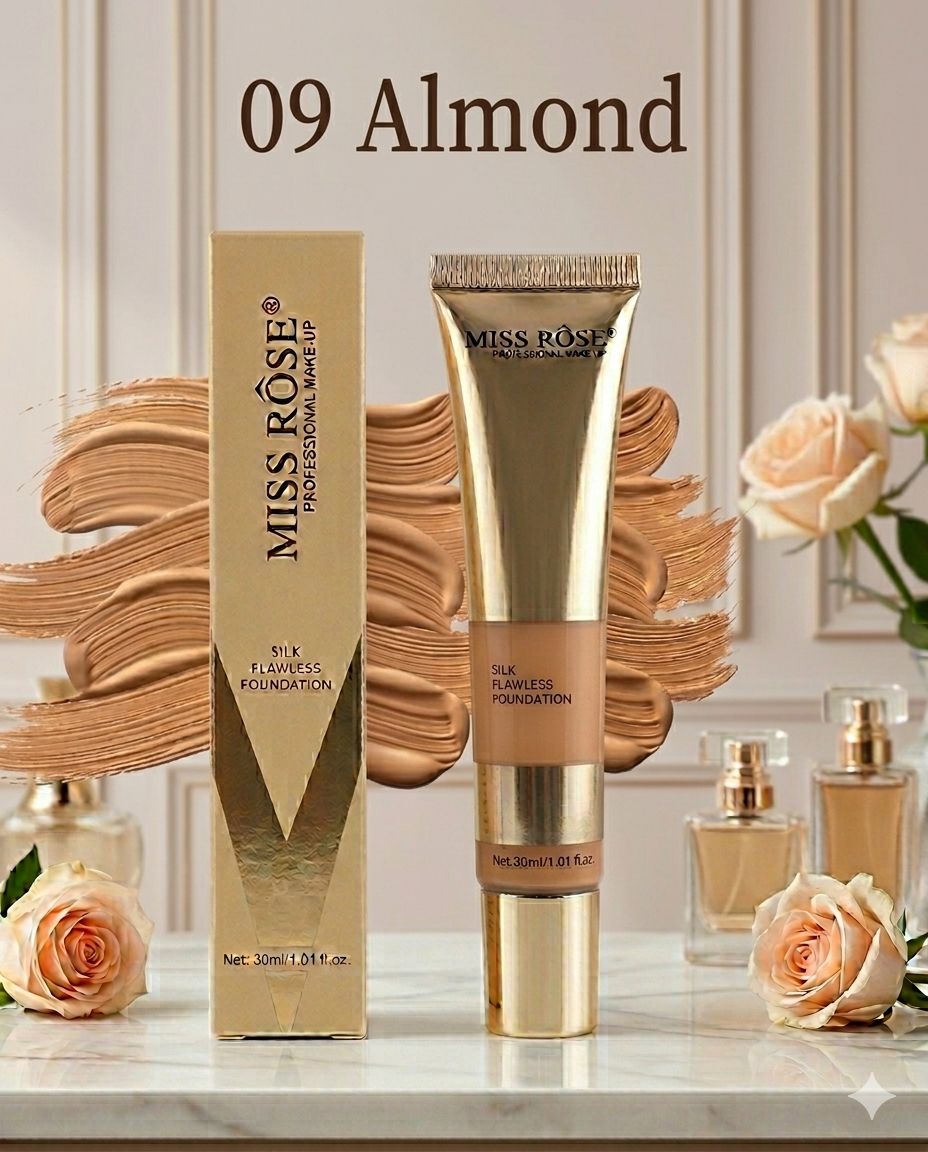 Miss Rôse Silk Flawless  Foundation (Shade:9