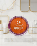 TV Parlour Blusher; Color: Vibrant Orange;